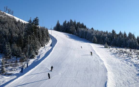 Bestes Skigebiet in Nordwesttschechien (Severozápad) – Testbericht Pleßberg (Plešivec) – Abertamy