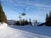 Santel-Meriz - 4er Hochgeschwindigkeits-Sesselbahn (kuppelbar) mit Abdeckhauben