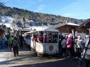 Verbindung in Morzine (Le Train)
