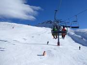 Rote Piste an der Mooserbergbahn