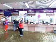 Gepflegter Kassenbereich beim Alpin Express