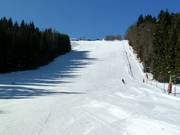 Schwarze Abfahrt am Kißlingerlift