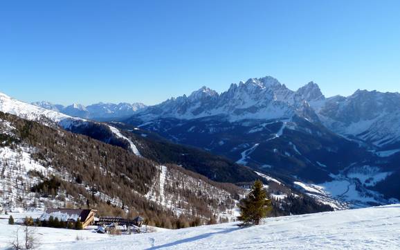 3 Zinnen Dolomiten: Größe der Skigebiete – Größe 3 Zinnen Dolomiten – Helm/Stiergarten/Rotwand/Kreuzbergpass