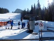 Trögllift - Schlepplift mit T-Bügel/Anker