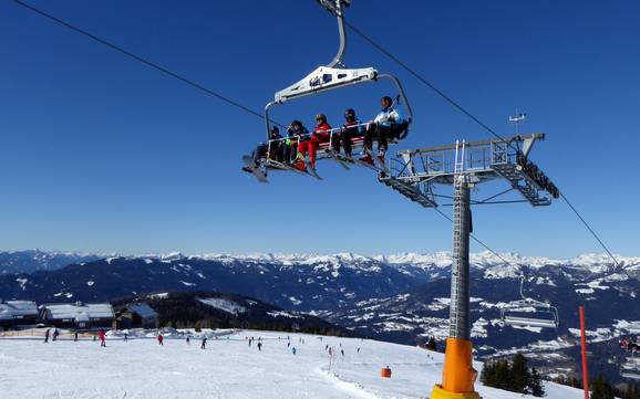 Skifahren in der Region Villach