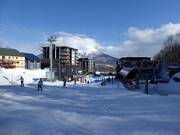 Unterkünfte an der Talstation des Ace Family Quad