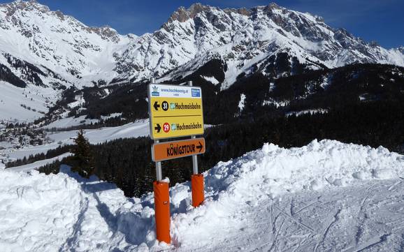 Hochkönig: Orientierung in Skigebieten – Orientierung Hochkönig – Maria Alm/Dienten/Mühlbach