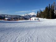 Leichte Piste auf der Reiteralm