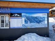 Pistenplan am Skigebiet Skiož