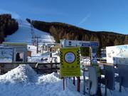 Fondo Grande-Martinella - 4er Sesselbahn fix geklemmt