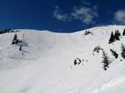 Schwere Skiroute Osthang