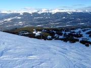 Blick vom Outer Limits über das Skigebiet