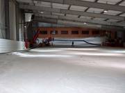 Blick von oben auf die Anfängerpiste