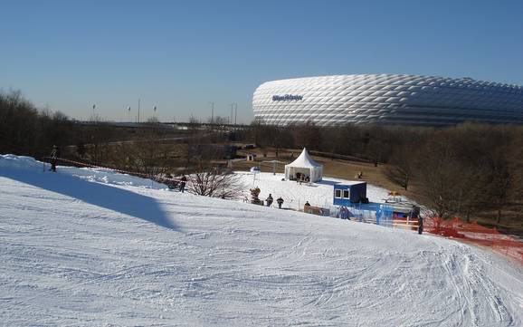 Bestes Skigebiet in der Stadt München – Testbericht Fröttmaninger Berg – München