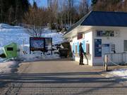 Gepflegter Kassenbereich