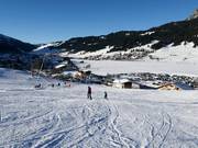 Leichte Piste am Schlepplift Ressebichl