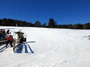 Anfängerpiste am Übungslift