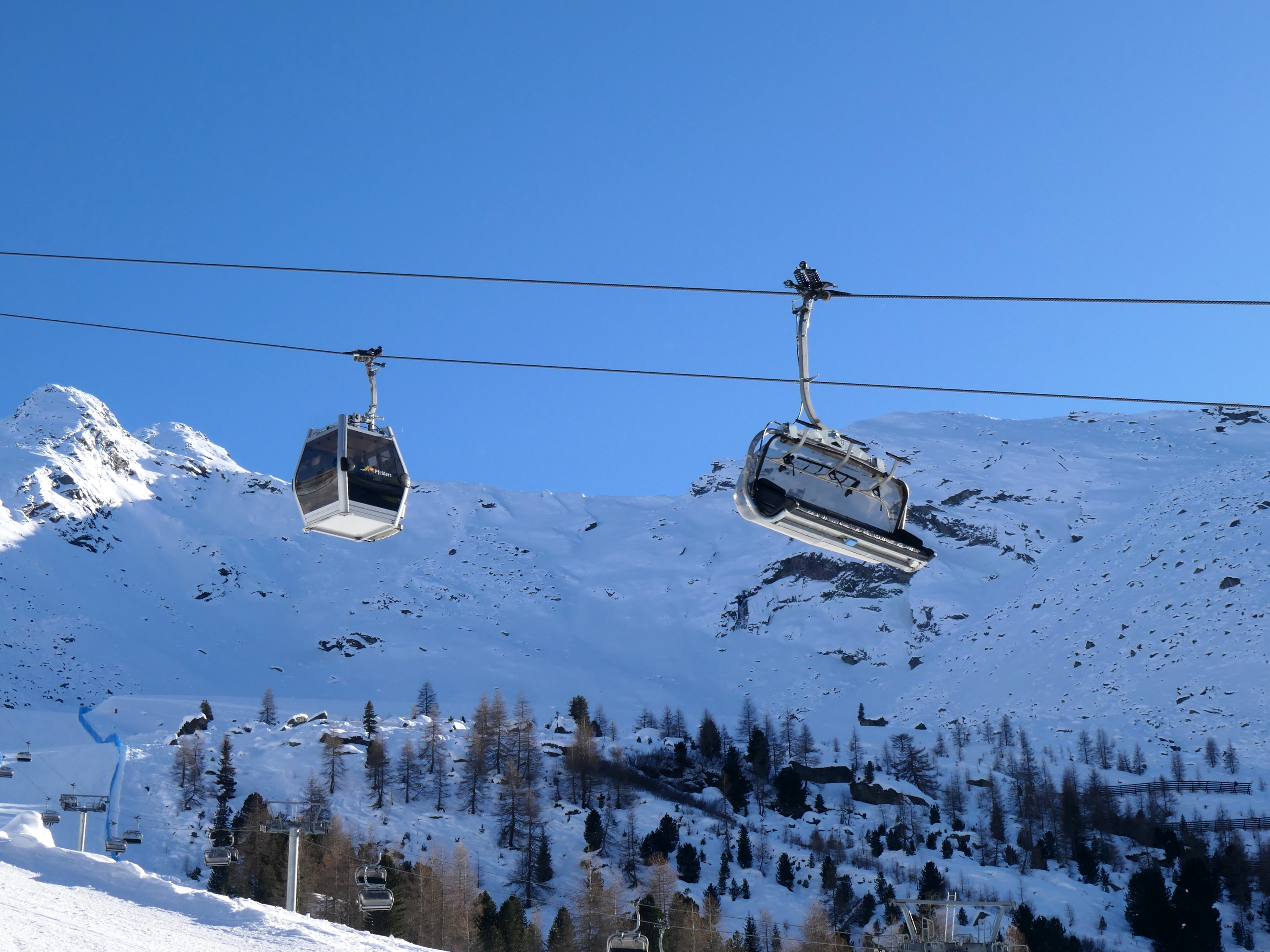 Alle Skilifte/Aufstiegsanlagen im Skigebiet Pfelders (Moos in Passeier)