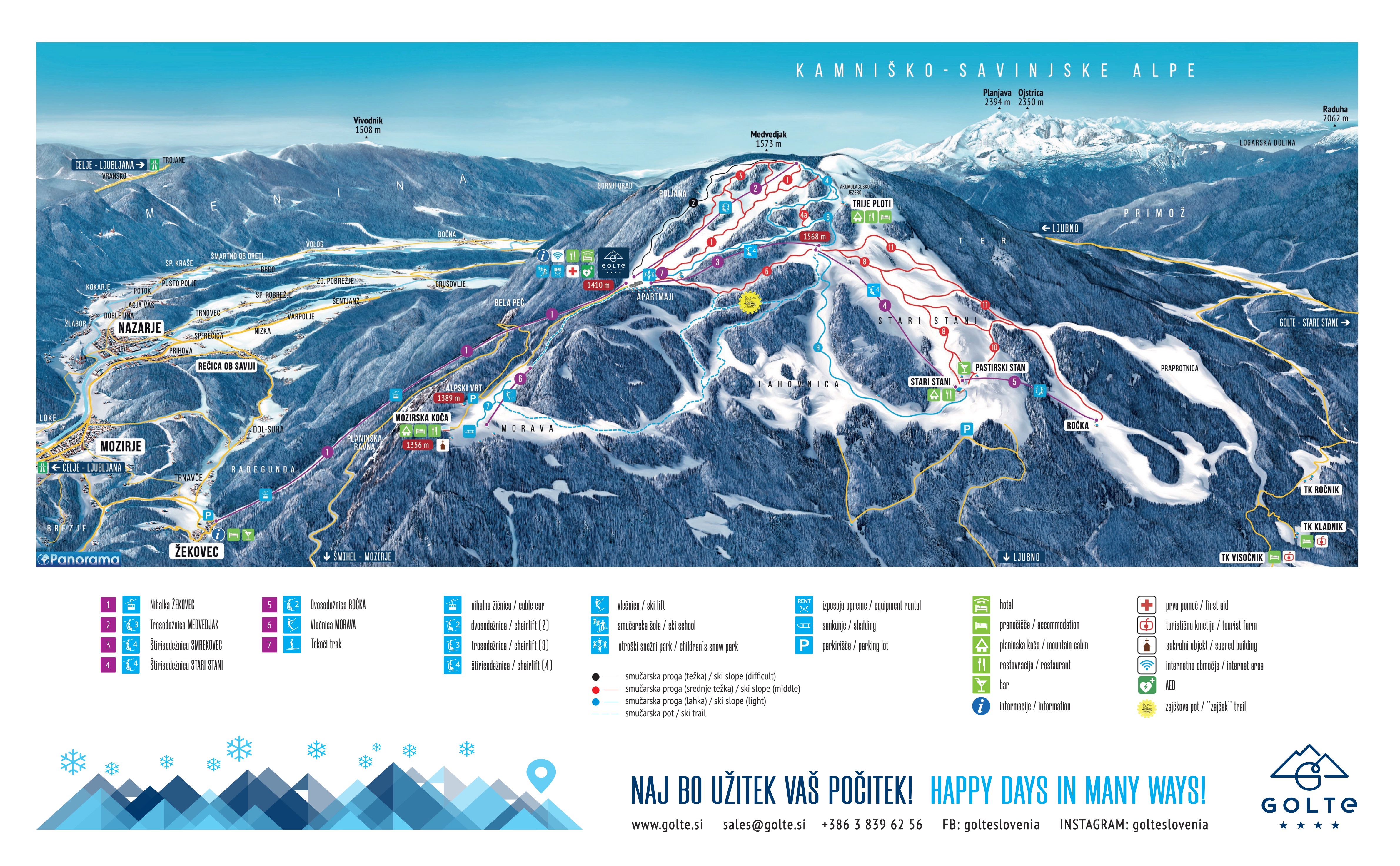 Skigebiet Golte