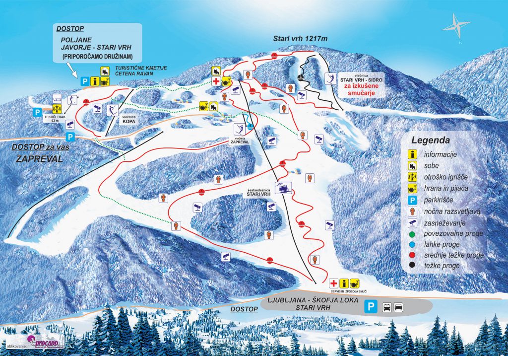 Skigebiet Stari Vrh