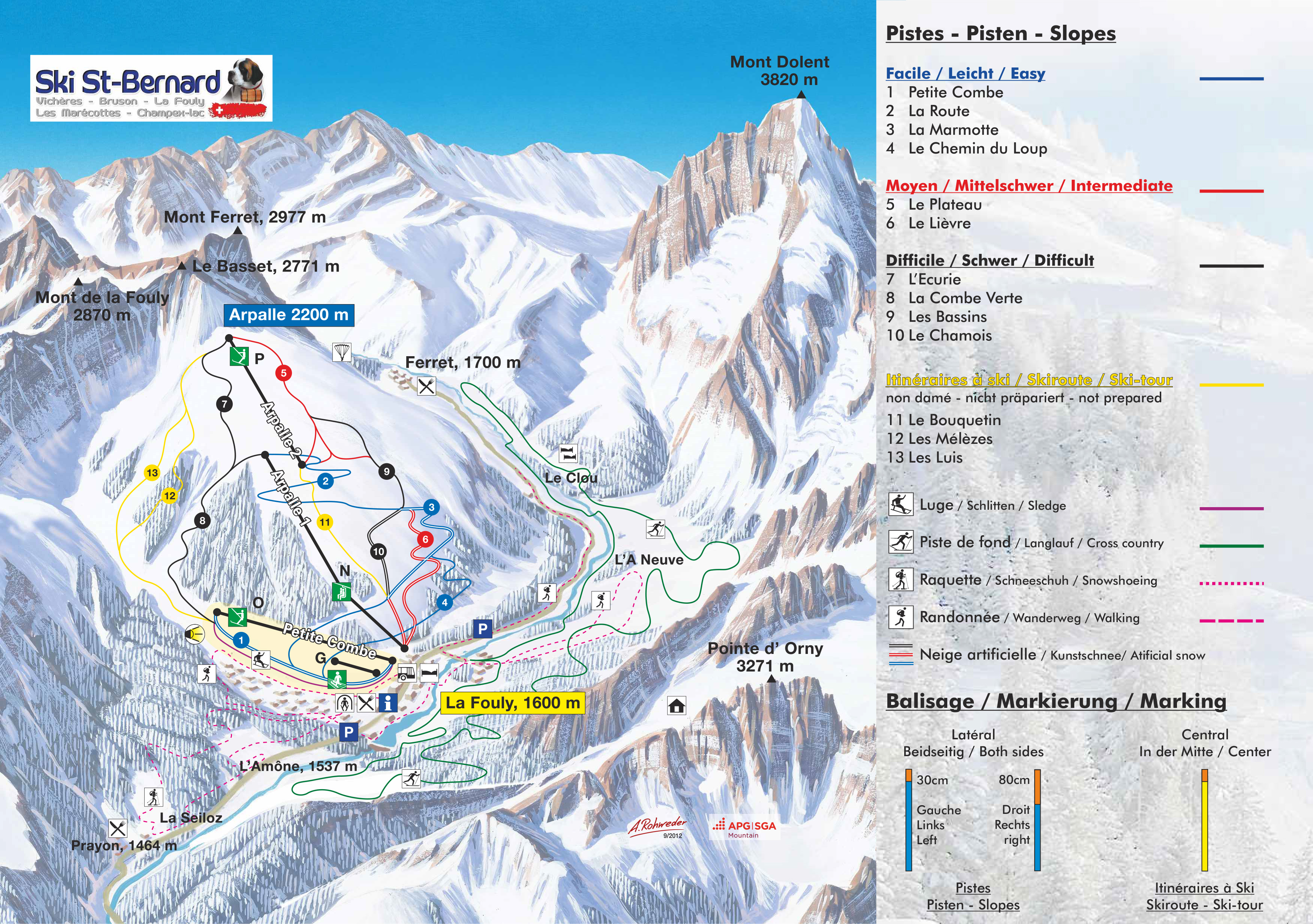 Skigebiet La Fouly