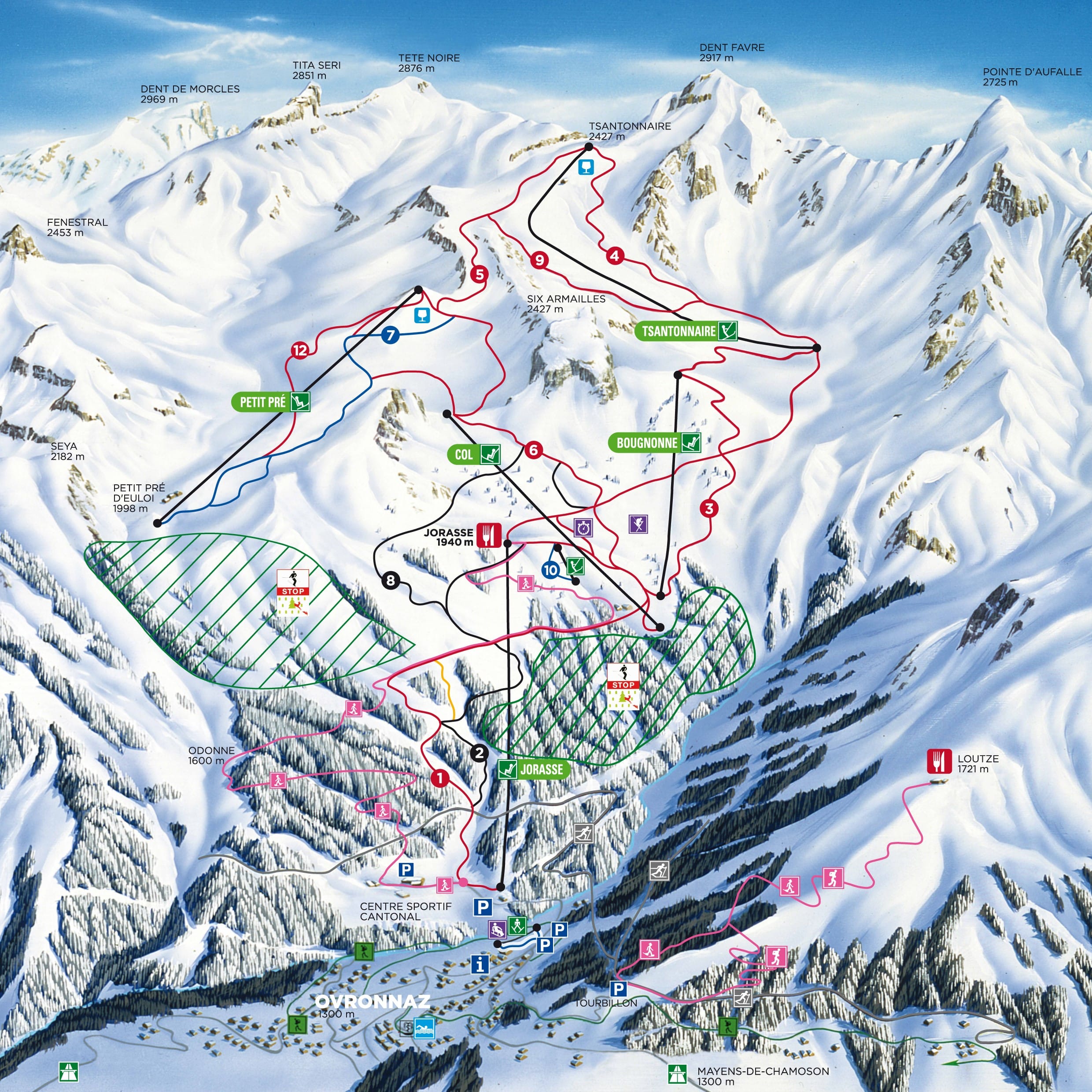 Skigebiet Ovronnaz