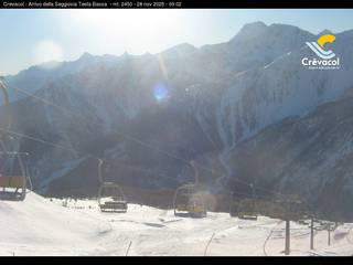 Crévacol/Arrivo della Seggiovia Testa Bassa