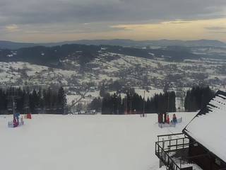 Kompleks BESKID Spytkowice - widok z górnej stacji