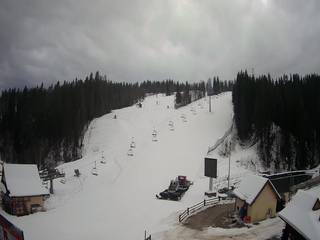 SKI SUCHE - widok na stok