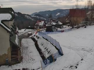 Laskowa-ski - widok z dolnej stacji