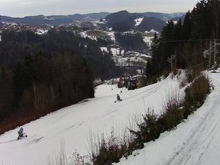 Laskowa-ski - widok na trasy