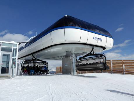 Weltweit: beste Skilifte – Lifte/Bahnen Ratschings-Jaufen/Kalcheralm