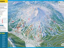 Pistenplan Mt. Bachelor