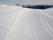 Bestens präparierte Piste im Skigebiet Sillian