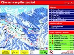 Pistenplan Ofterschwang/Gunzesried – Ofterschwanger Horn