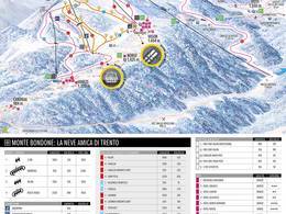Pistenplan Monte Bondone