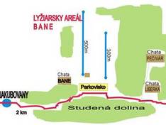 Pistenplan Bane – Jakubovany