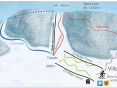 Pistenplan Foncine le Haut