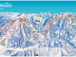 Pistenplan Snow Space Salzburg – Flachau/Wagrain/St. Johann-Alpendorf