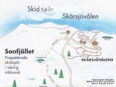Pistenplan Skärsjövålen