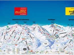 Pistenplan Kaltenbach – Hochzillertal/Hochfügen (SKi-optimal)