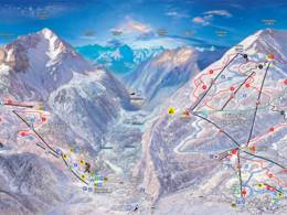 Pistenplan Biberwier – Marienberg