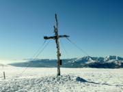 Gipfelkreuz auf der Rosenkranzhöhe 