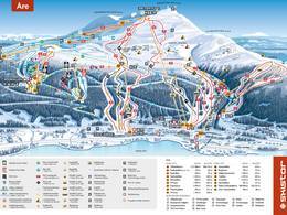 Pistenplan Åre