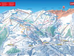 Pistenplan Laax/Flims/Falera