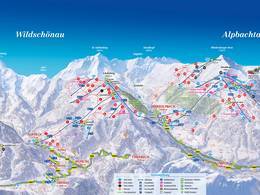 Pistenplan Ski Juwel Alpbachtal Wildschönau