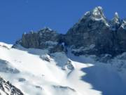 Martinsloch, ein 22x19 m großes Felsenfenster