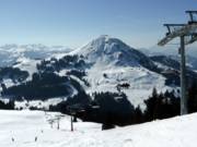 Blick auf die Hohe Salve in der SkiWelt Wilder Kaiser-Brixental 