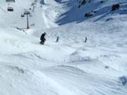 Buckelpiste an der Bergstation 6er Sesselbahn Thurntaler