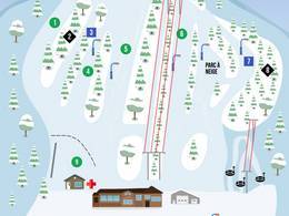 Pistenplan Saint-Raymond